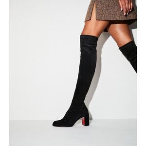 Christian louboutin stretchadoxa botta alta 70 boots black 38EU/8B